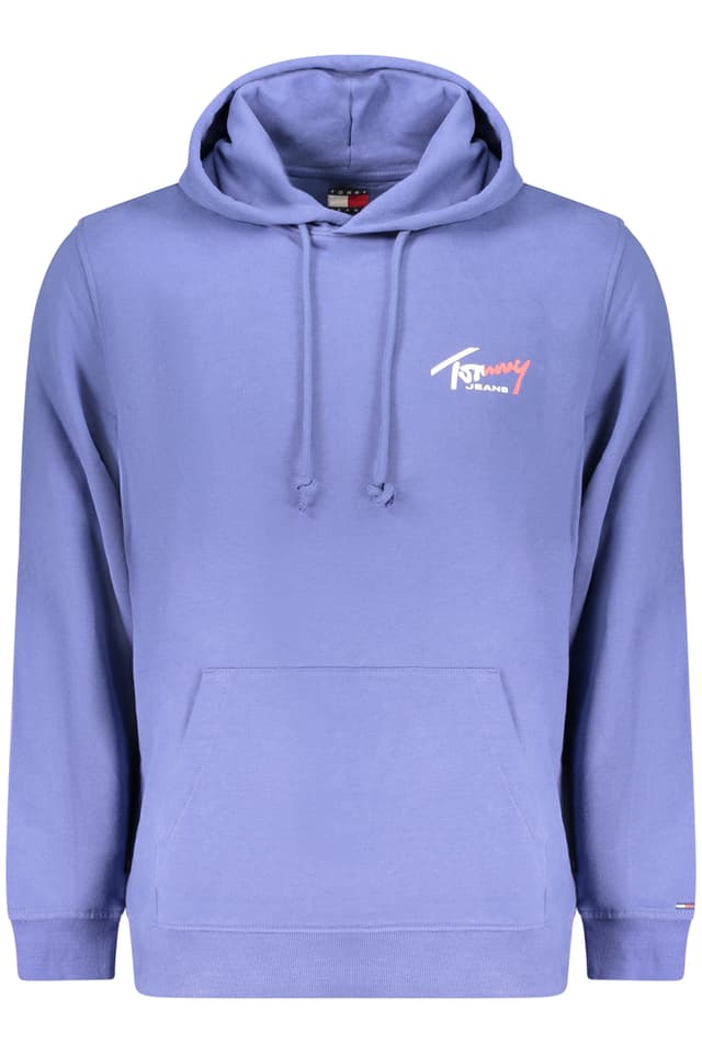 Мъжки суитшърт с цип TOMMY HILFIGER в син цвят