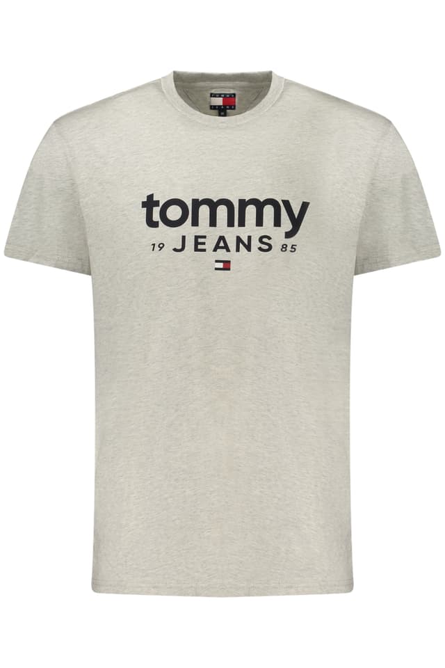 МЪЖКА ТЕНИСКА С КЪС РЪКАВ TOMMY HILFIGER, СИВА