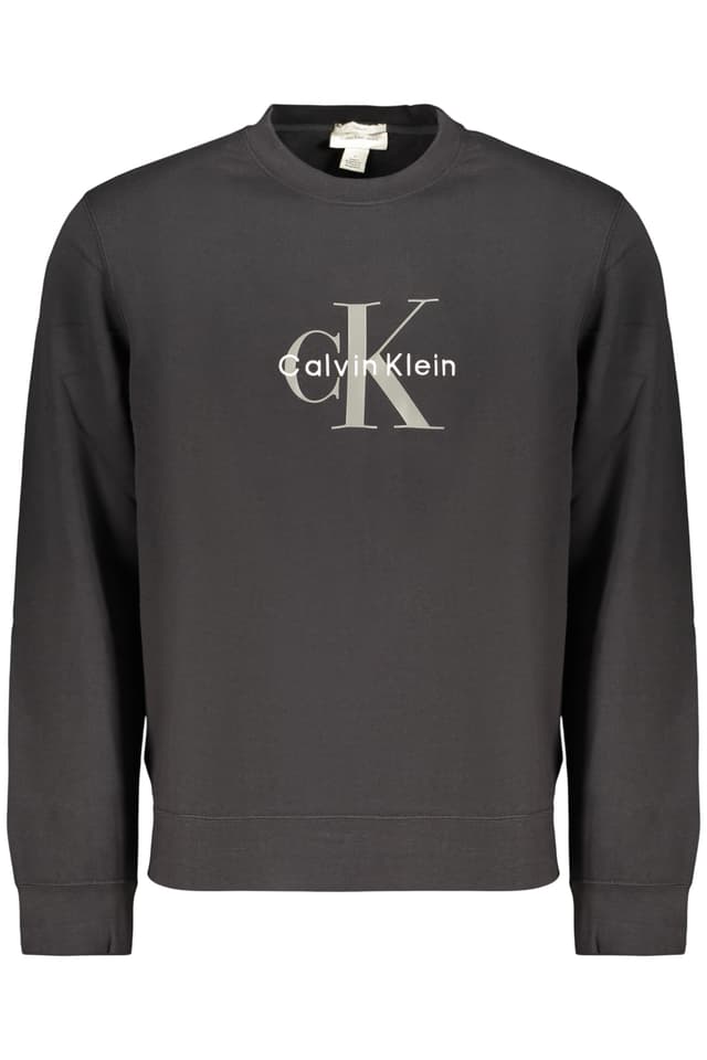 Мъжки черен суитшърт с цип CALVIN KLEIN