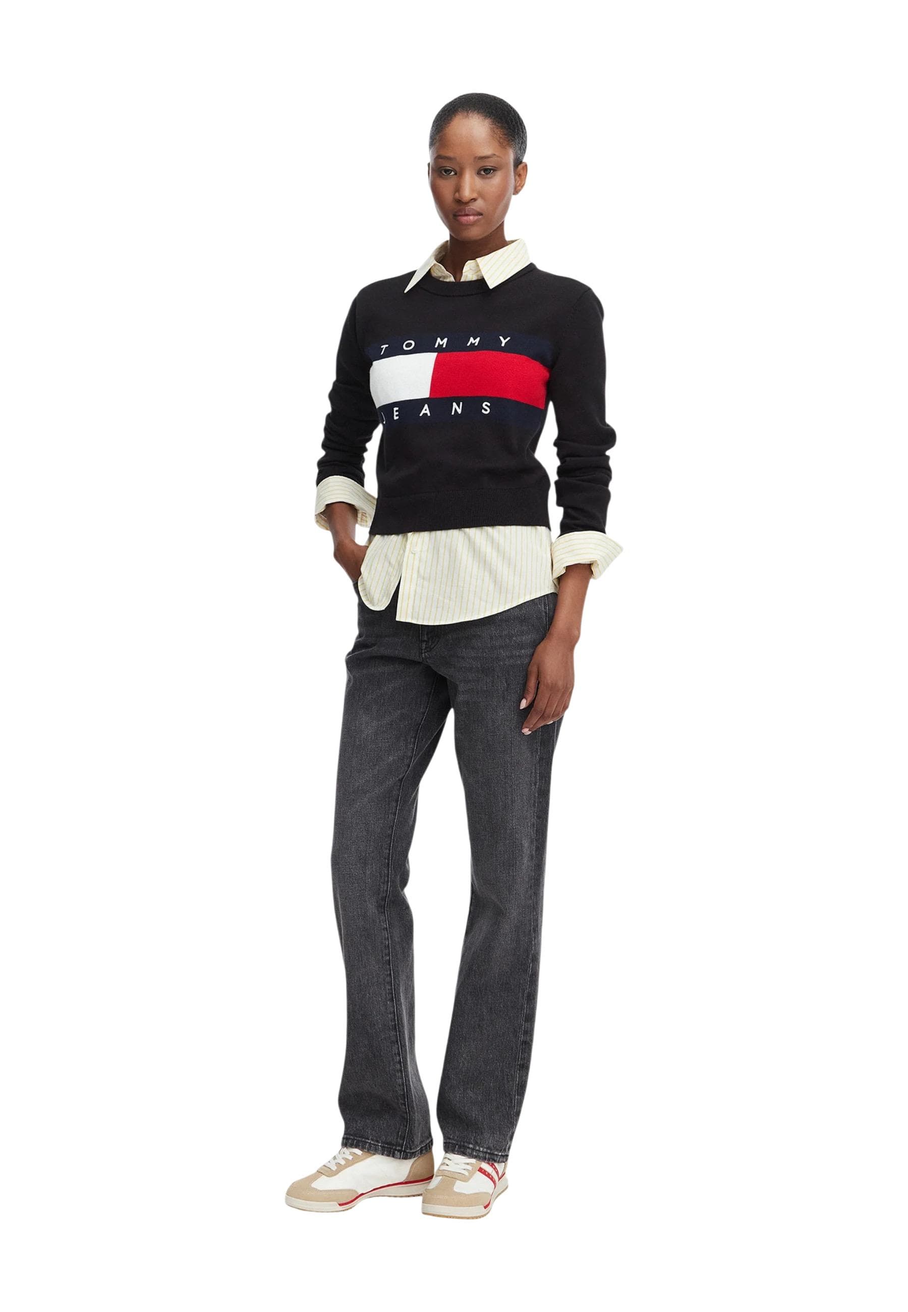 Tommy Hilfiger Jeans Maglia Donna - Tommy Hilfiger Jeans