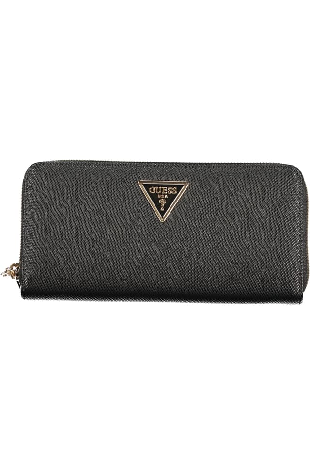 ДАМСКИ ЧЕРЕН ПОРТФЕЙЛ GUESS JEANS