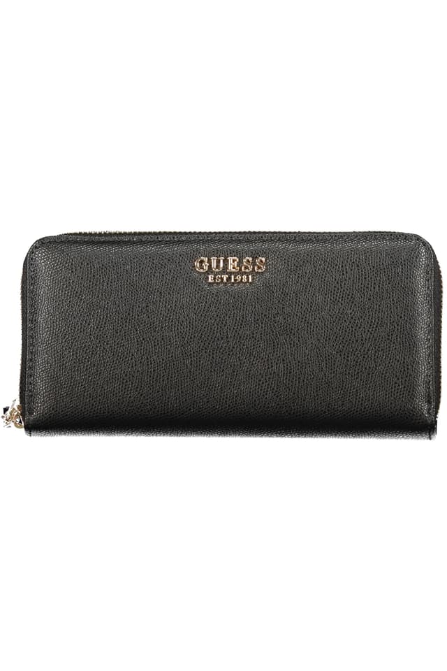 ДАМСКИ ЧЕРЕН ПОРТФЕЙЛ GUESS JEANS