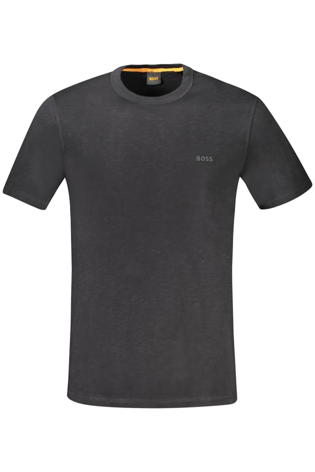 МЪЖКА ТЕНИСКА С КЪС РЪКАВ HUGO BOSS ЧЕРНА