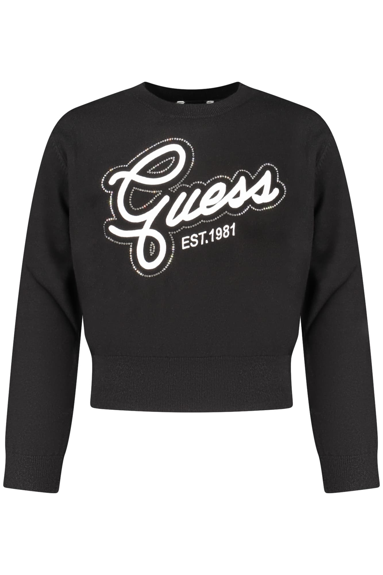 ЧЕРЕН ПУЛОВЕР GUESS JEANS ЗА МОМИЧЕТА - GUESS JEANS