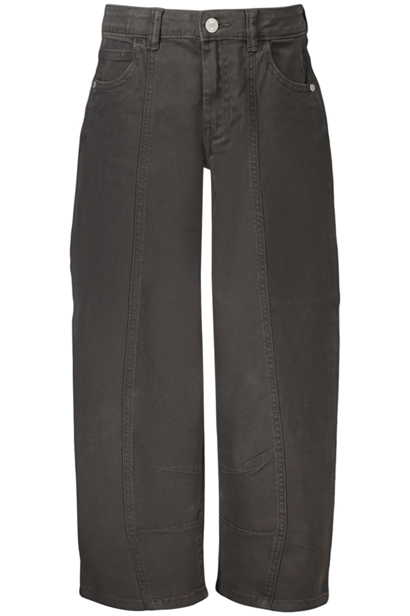 Детски дънки GUESS JEANS от черен деним - GUESS JEANS