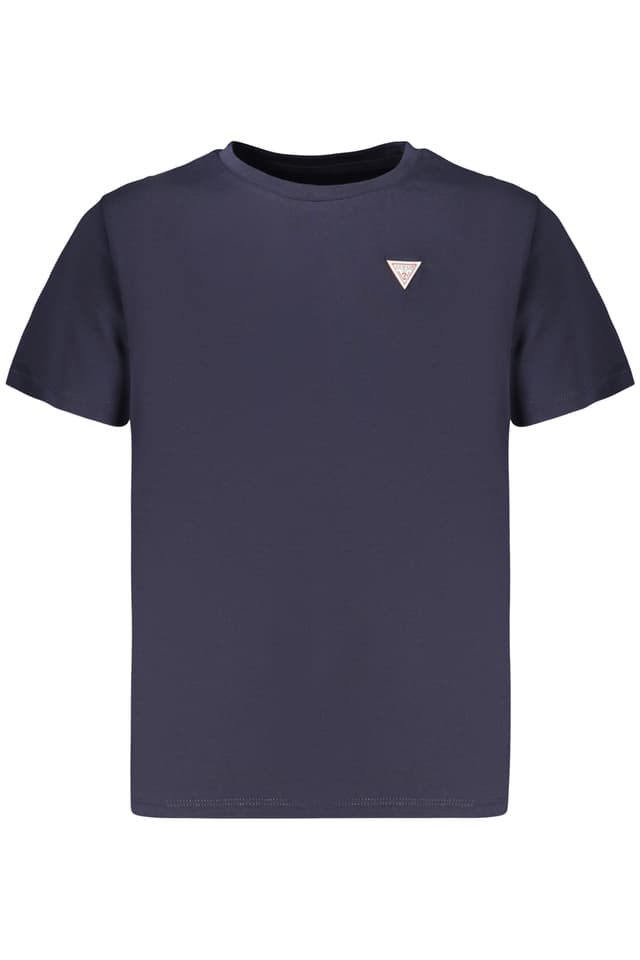 ДЕТСКА ТЕНИСКА С КЪС РЪКАВ GUESS JEANS, СИНЯ