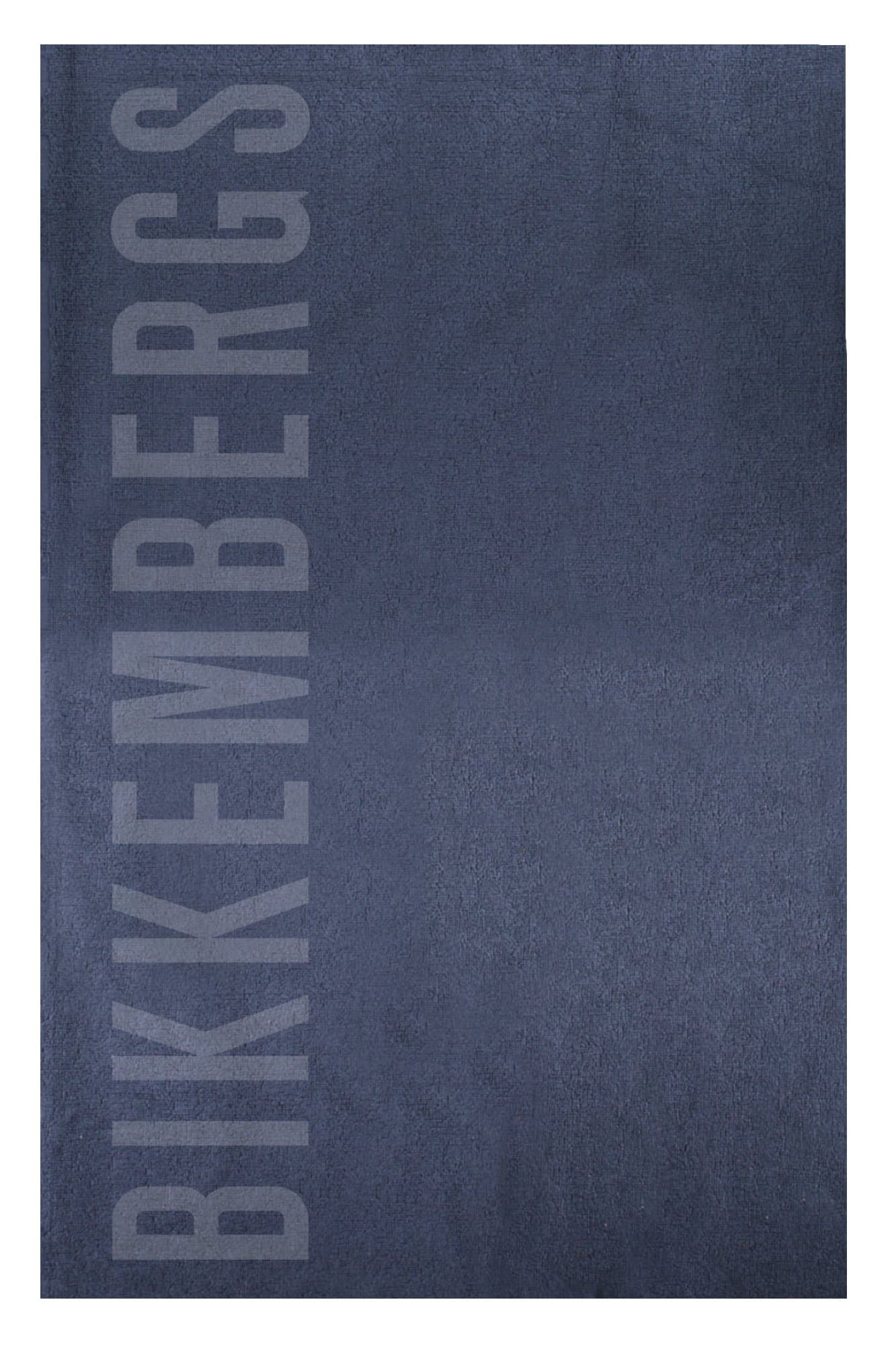 Мъжка плажна кърпа BIKKEMBERGS в синьо - BIKKEMBERGS