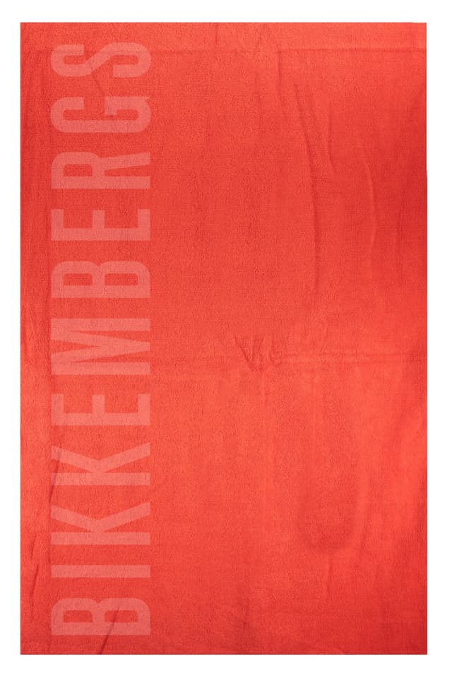 Дамска червена плажна кърпа BIKKEMBERGS