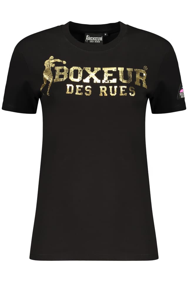 Дамска тениска с къс ръкав BOXEUR DES RUES, черна