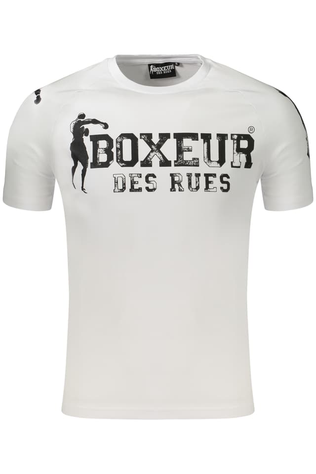 BOXEUR DES RUES БЯЛА МЪЖКА ТЕНИСКА С КЪС РЪКАВ