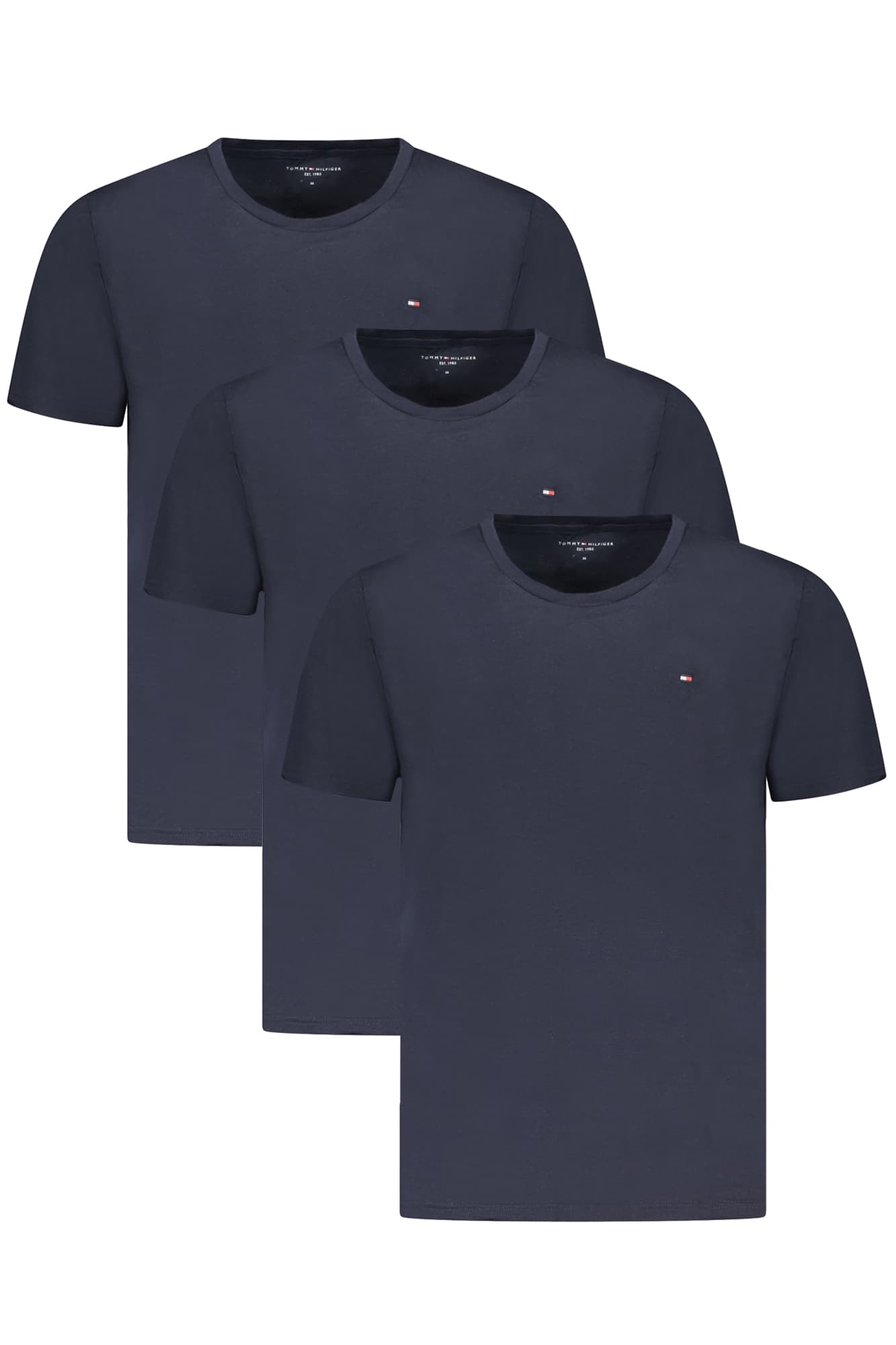 TOMMY HILFIGER МЪЖКА ТЕНИСКА С КЪС РЪКАВ СИН - TOMMY HILFIGER