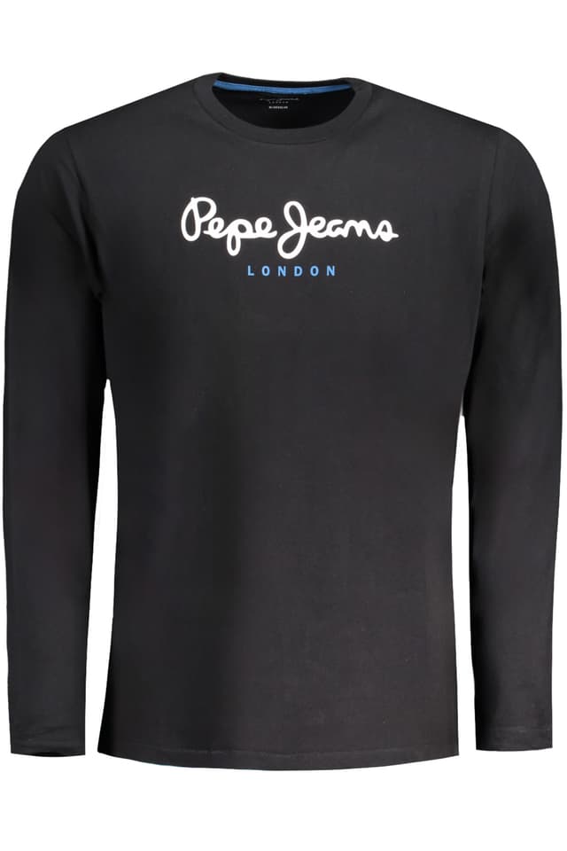 МЪЖКА ТЕНИСКА С ДЪЛЪГ РЪКАВ PEPE JEANS, ЧЕРНА