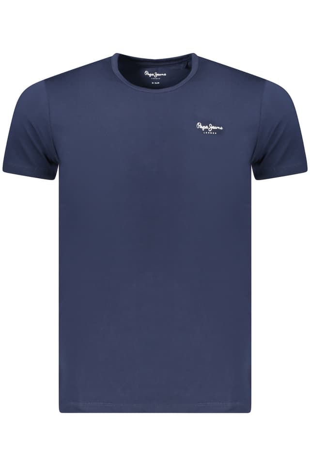 МЪЖКА ТЕНИСКА С КЪС РЪКАВ PEPE JEANS, СИНЯ