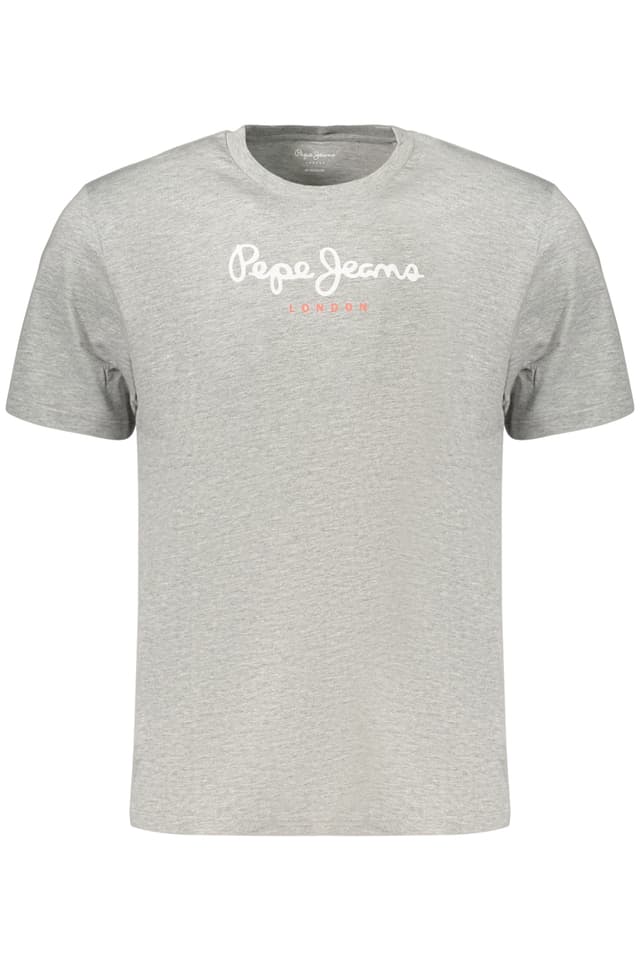 МЪЖКА ТЕНИСКА С КЪС РЪКАВ PEPE JEANS, СИВА