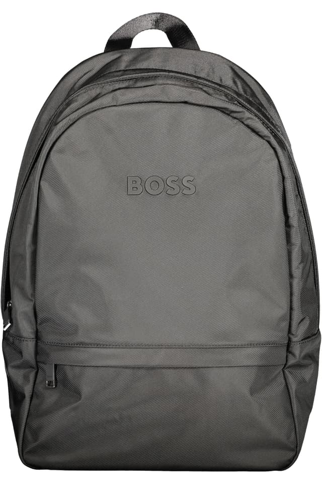 Мъжка черна раница BOSS