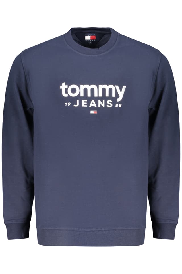 Мъжки суитшърт с цип TOMMY HILFIGER в син цвят