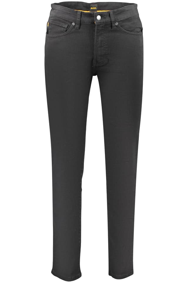 Мъжки дънки BOSS JEANS, черни