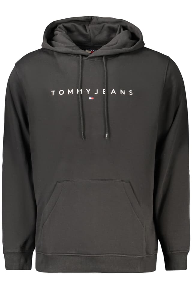 Мъжки черен суитшърт с цип TOMMY HILFIGER