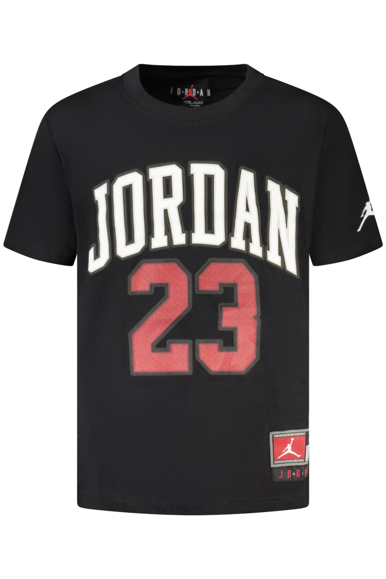ДЕТСКА ТЕНИСКА С КЪС РЪКАВ JORDAN, ЧЕРНА - JORDAN