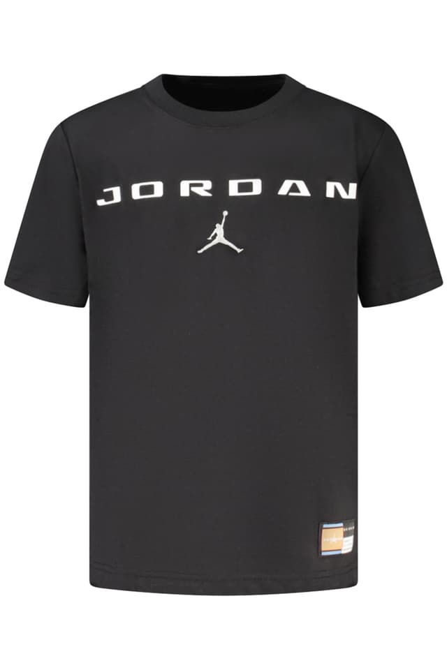 ДЕТСКА ТЕНИСКА С КЪС РЪКАВ JORDAN, ЧЕРНА