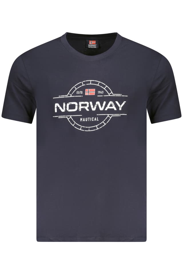 NORWAY 1963 МЪЖКА ТЕНИСКА С КЪС РЪКАВ СИНЯ