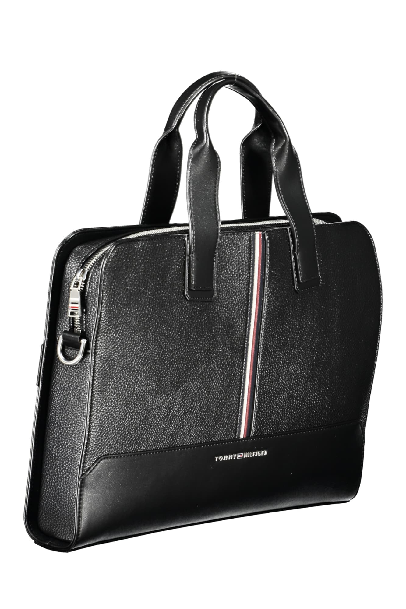 TOMMY HILFIGER BLACK MAN BRIFEFAFSE - TOMMY HILFIGER