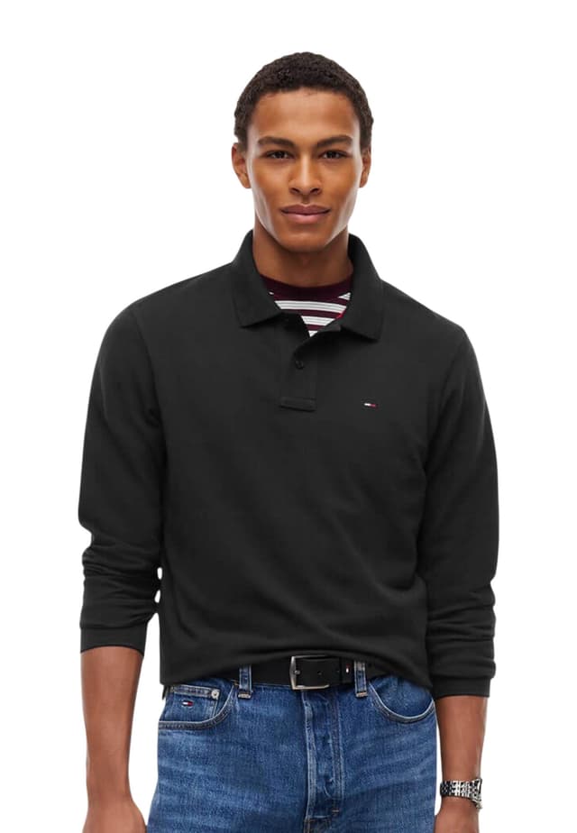 Tommy Hilfiger Jeans Блузи с яка Мъжe