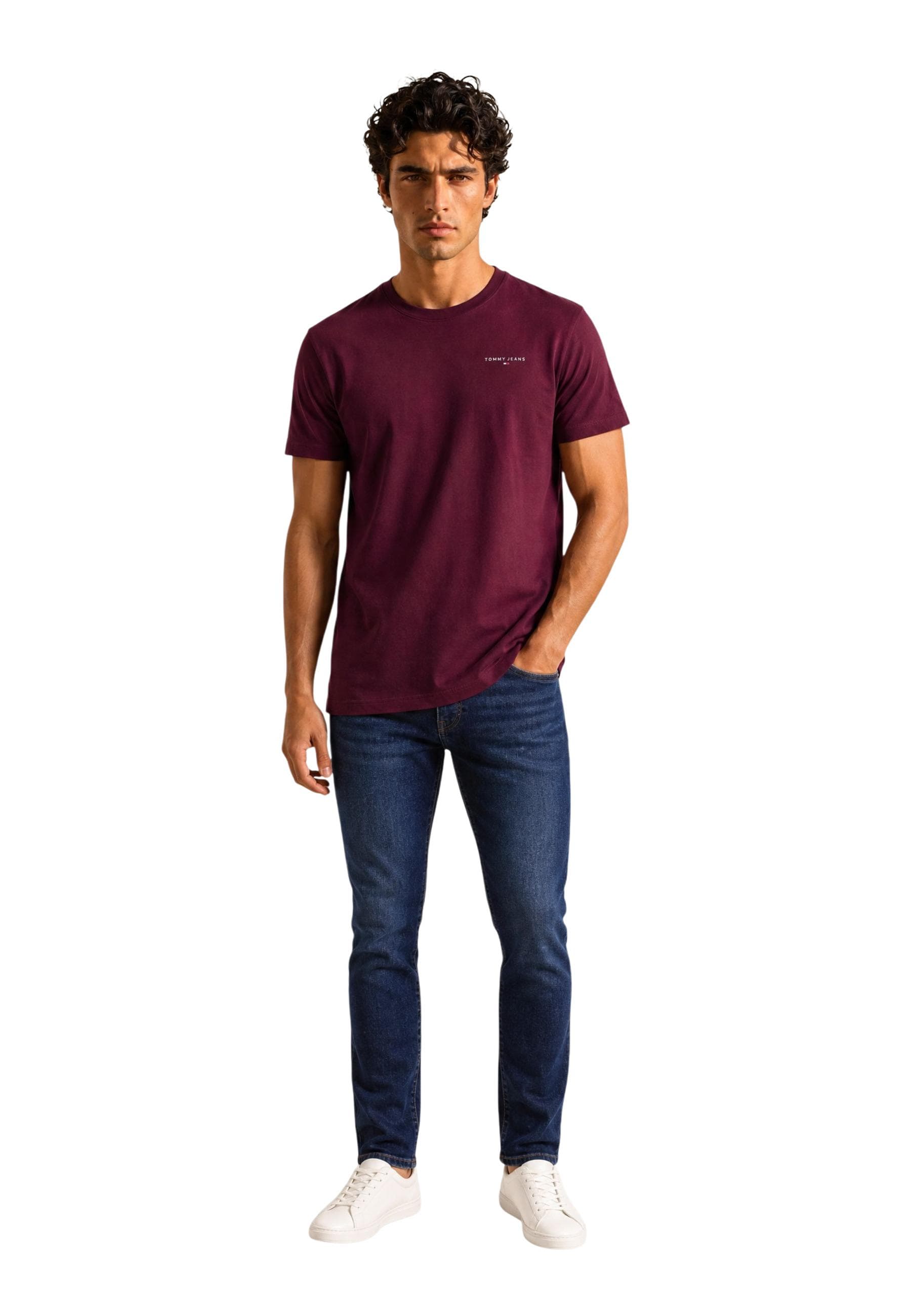 Tommy Hilfiger Jeans T-Shirt Uomo - Tommy Hilfiger Jeans