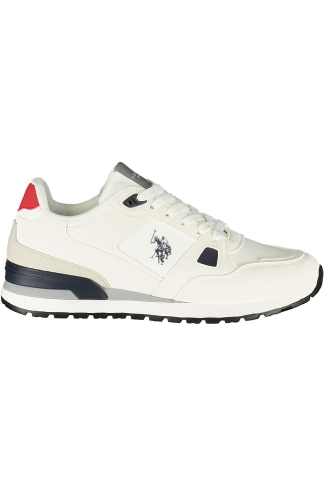 US POLO ASSN. МЪЖКИ БЕЛИ СПОРТНИ ОБУВКИ