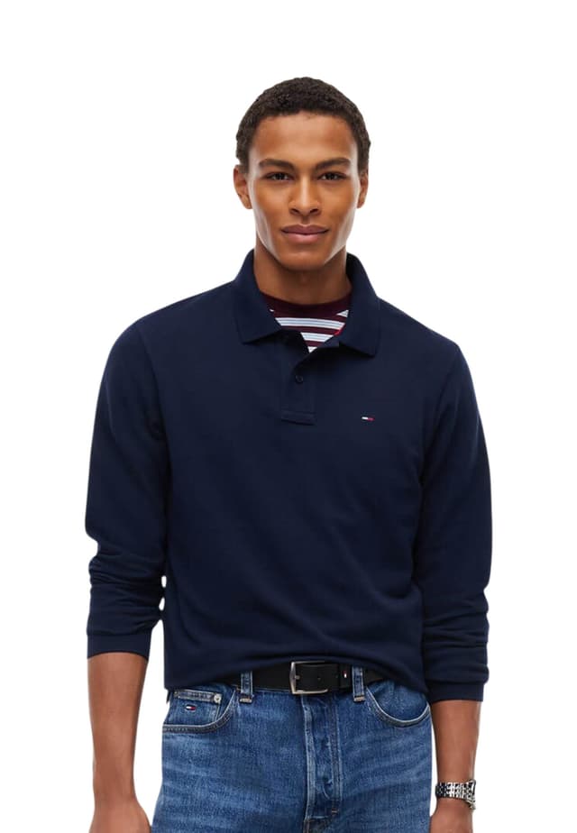 Tommy Hilfiger Jeans Блузи с яка Мъжe