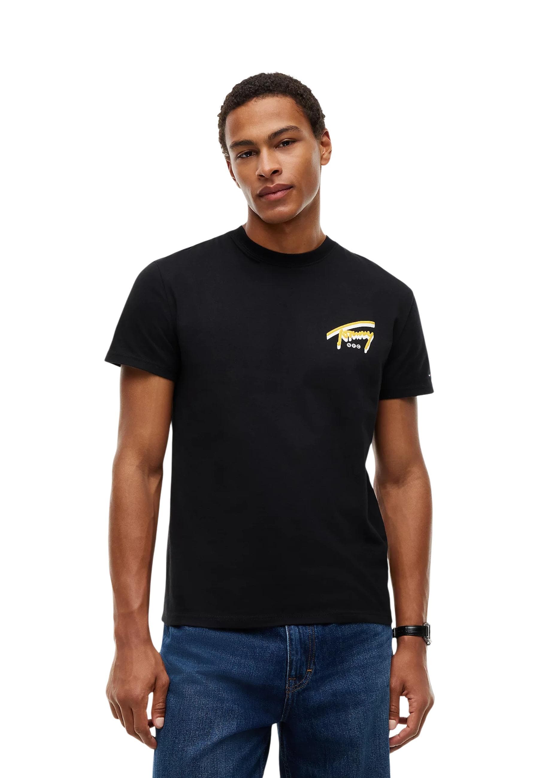 Tommy Hilfiger Jeans T-Shirt Uomo - Tommy Hilfiger Jeans