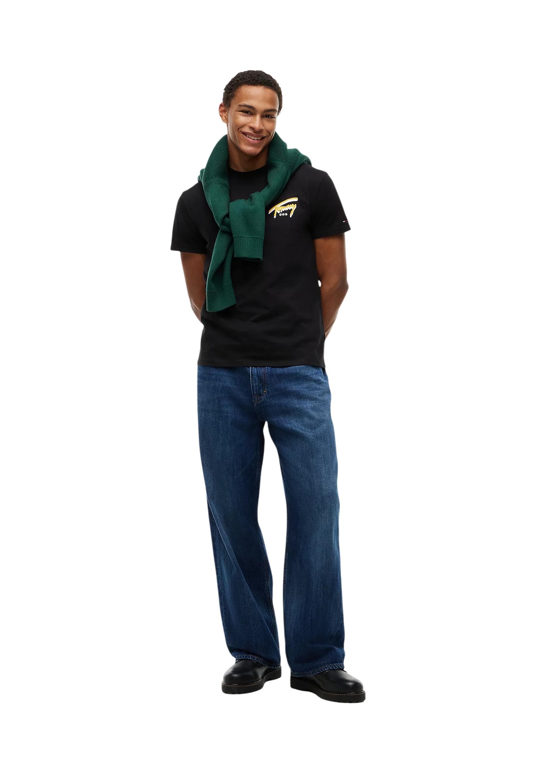 Tommy Hilfiger Jeans T-Shirt Uomo - Tommy Hilfiger Jeans