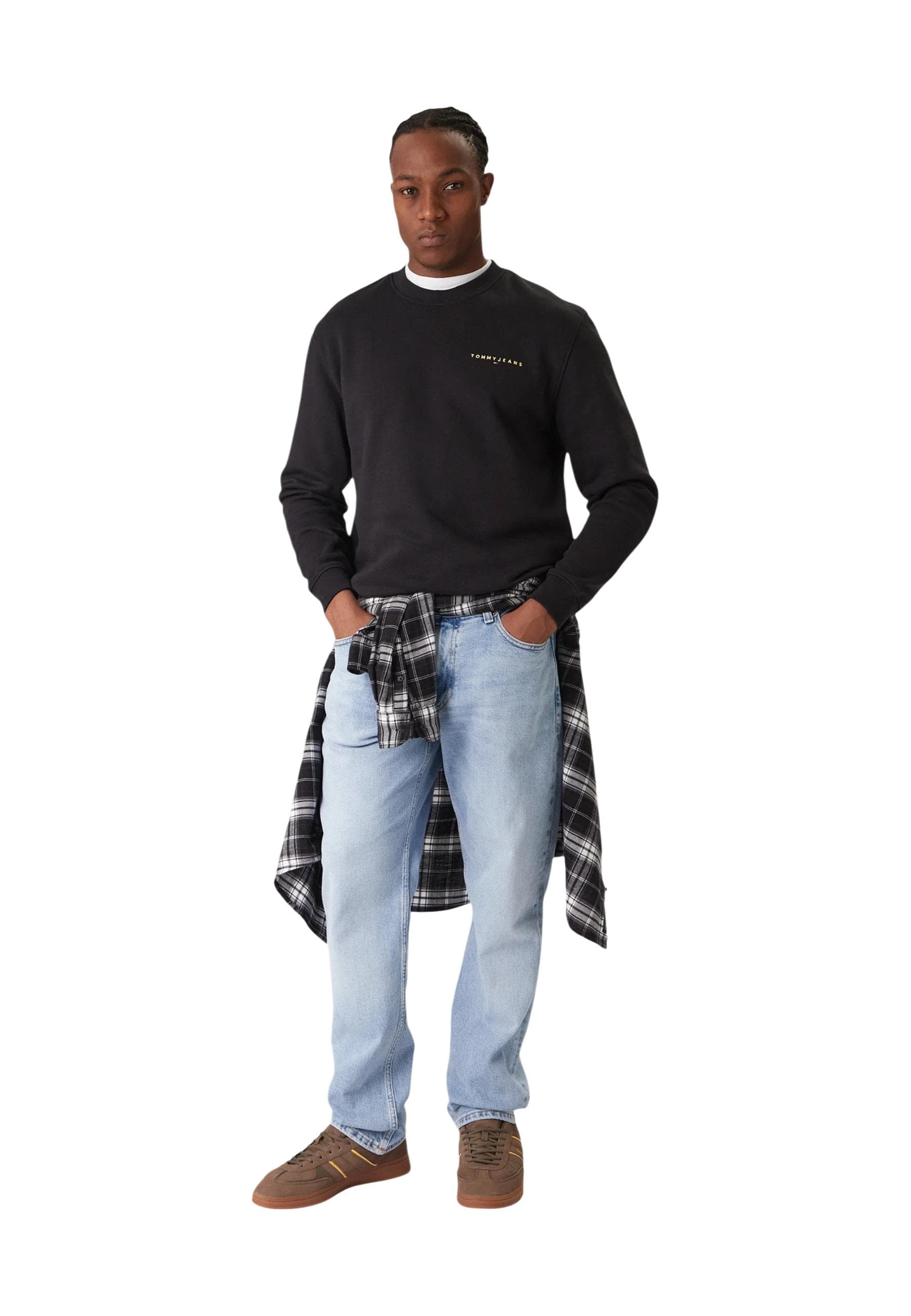 Tommy Hilfiger Jeans Felpa Uomo - Tommy Hilfiger Jeans