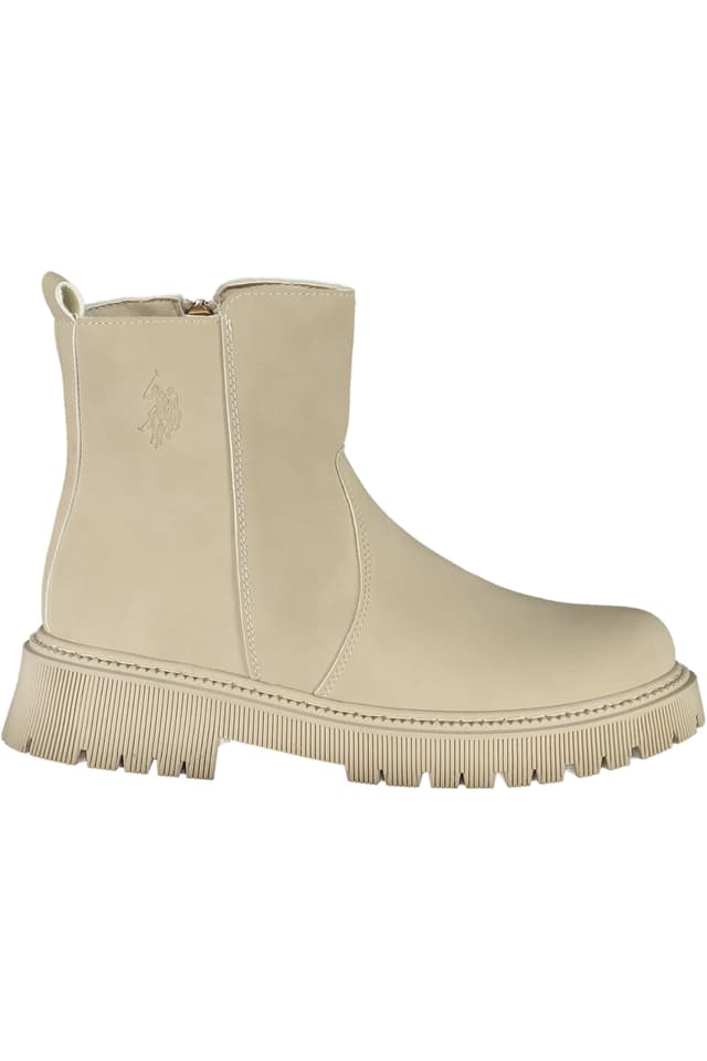 US POLO ASSN. ДАМСКИ БЕЖОВИ БОТУШИ