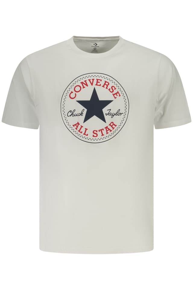 Мъжка тениска с къс ръкав Converse, бяла