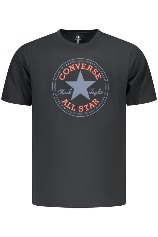 Мъжка тениска с къс ръкав Converse, черна