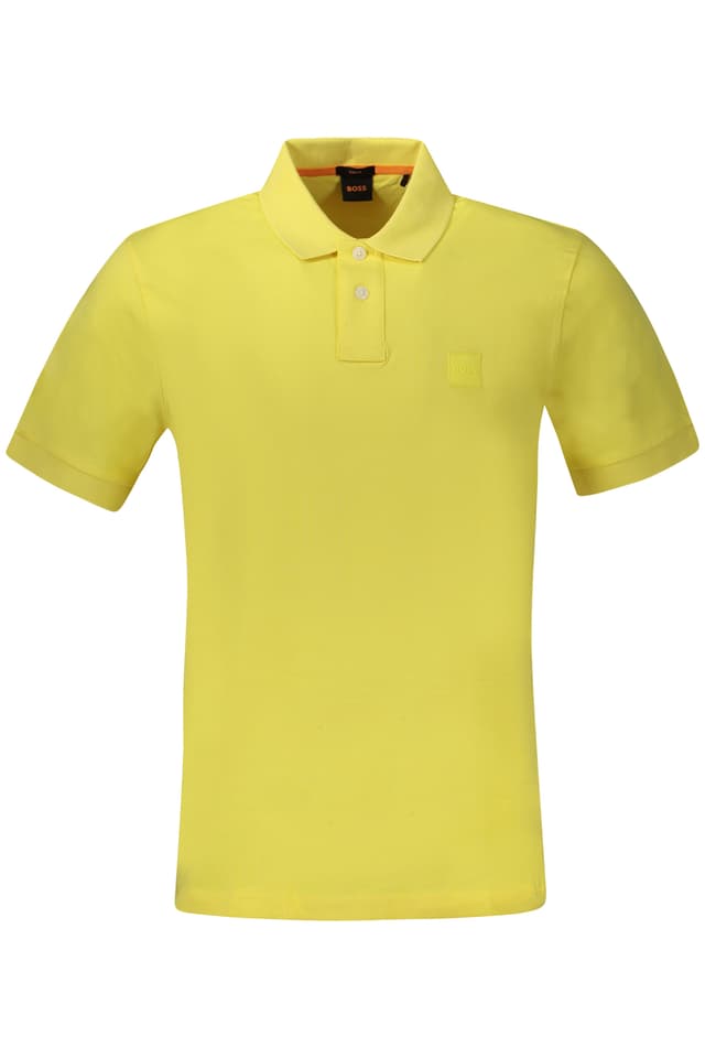 HUGO BOSS POLO С КЪС РЪКАВ МЪЖЕ ЖЪЛТО