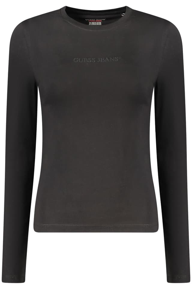 GUESS JEANS ТЕНИСКА С ДЪЛЪГ РЪКАВ ДАМСКА ЧЕРНА