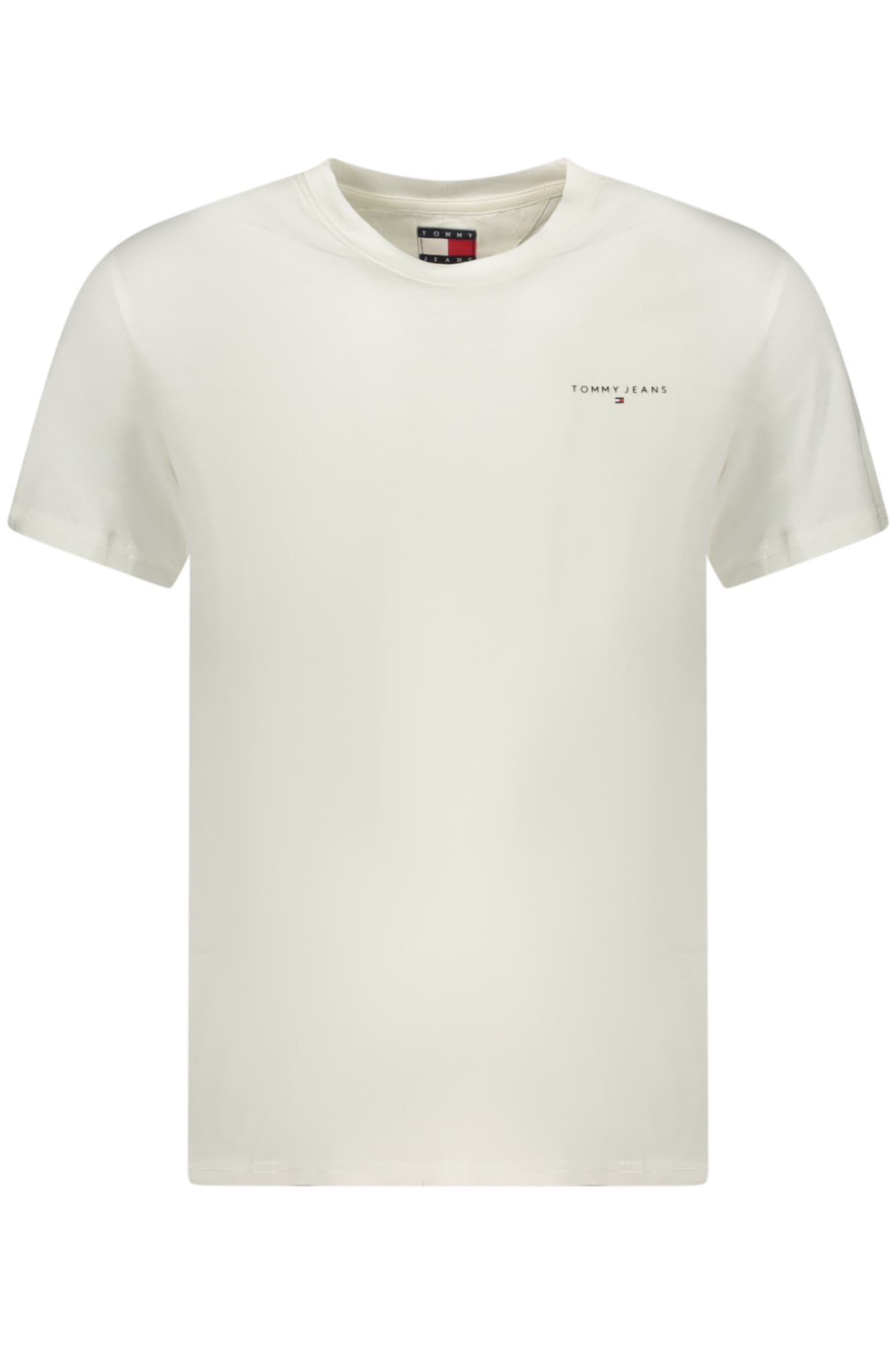 МЪЖКА ТЕНИСКА С КЪС РЪКАВ TOMMY HILFIGER, БЯЛА - TOMMY HILFIGER