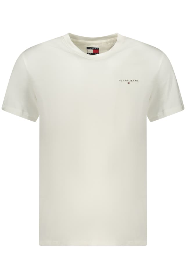 МЪЖКА ТЕНИСКА С КЪС РЪКАВ TOMMY HILFIGER, БЯЛА