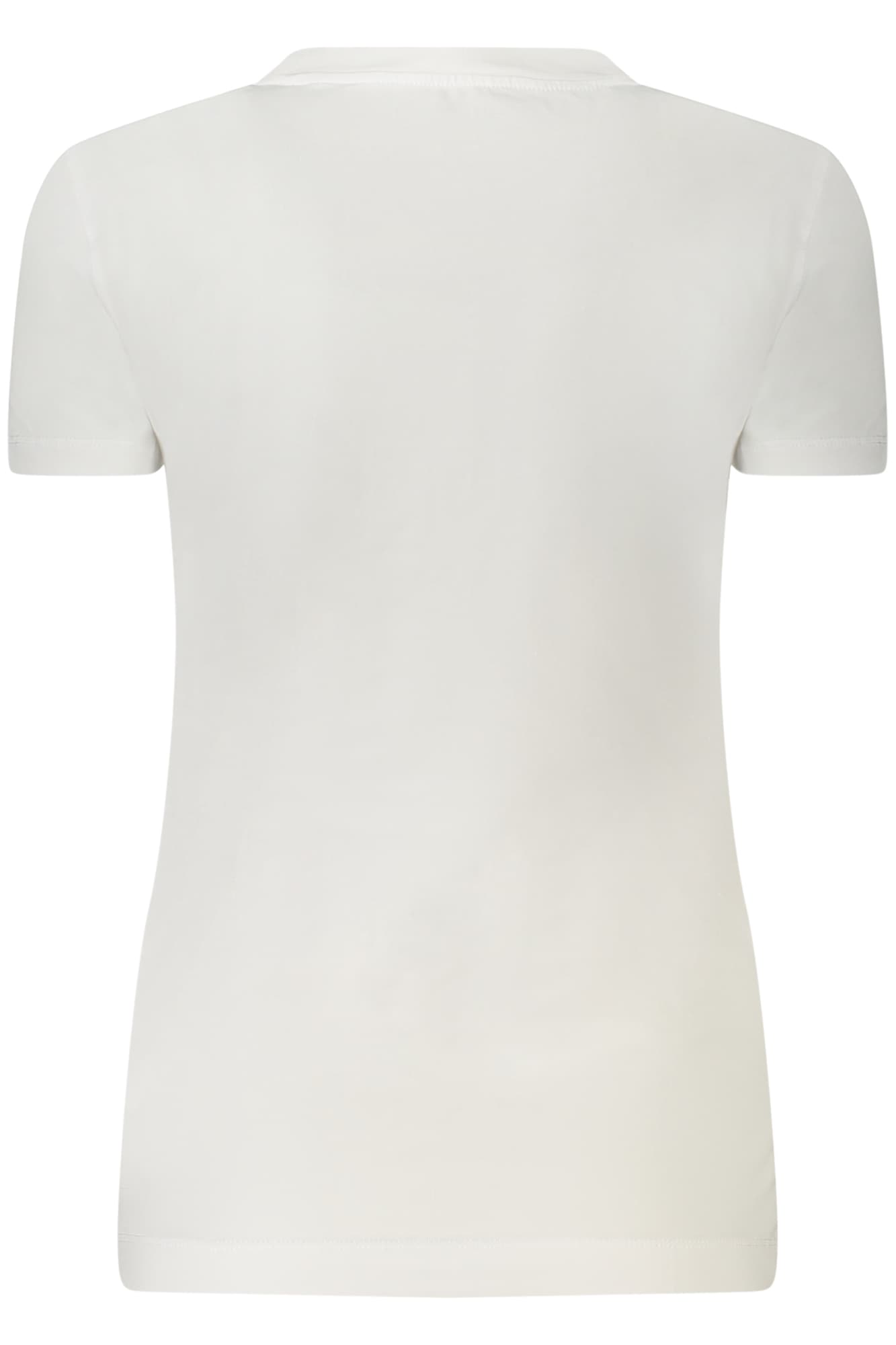 Дамска тениска с къс ръкав GUESS JEANS, бяла - GUESS JEANS