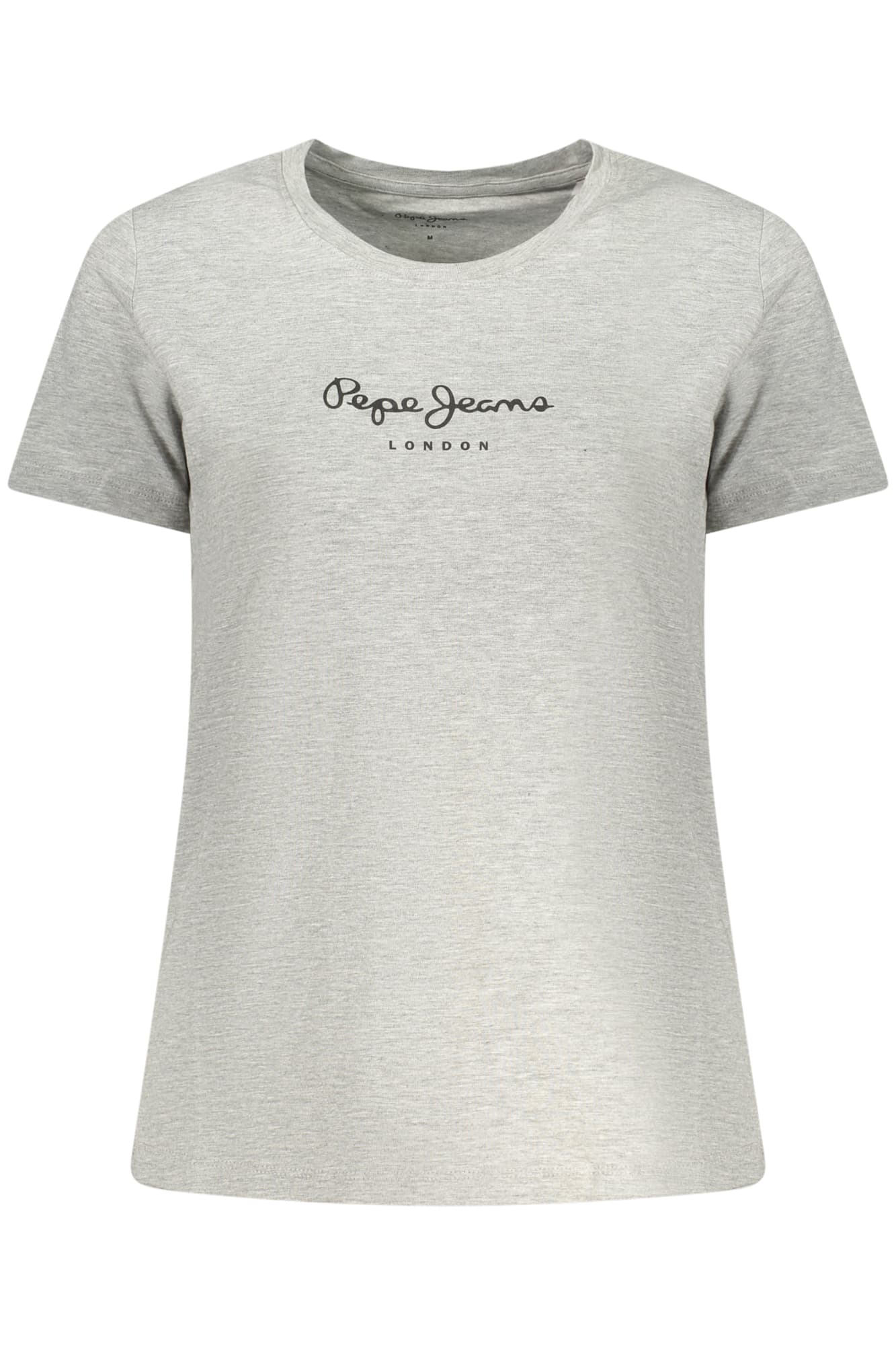 ДАМСКА ТЕНИСКА С КЪС РЪКАВ PEPE JEANS, СИВА - PEPE JEANS