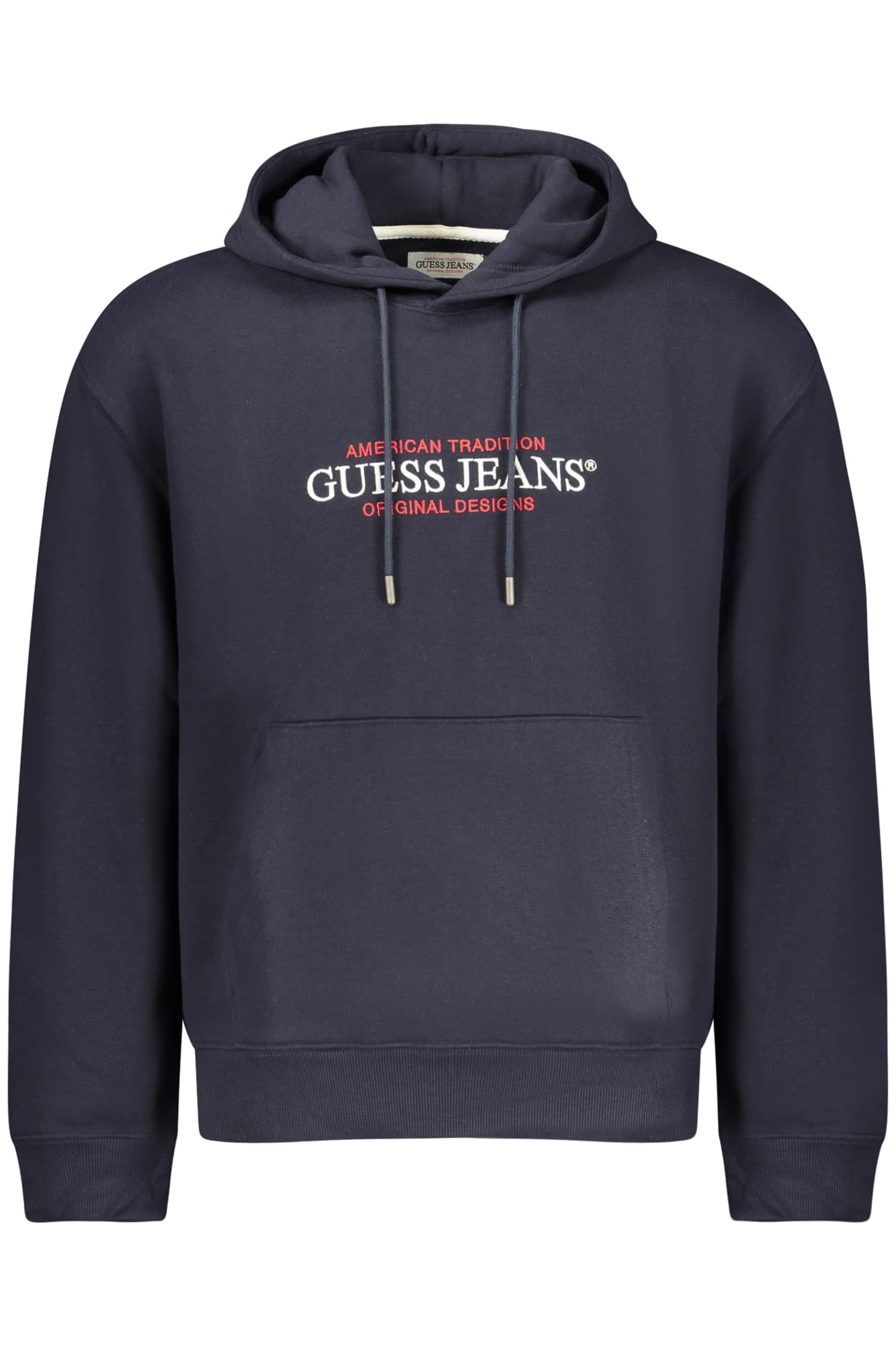 Мъжки суитшърт с цип GUESS JEANS в син цвят - GUESS JEANS