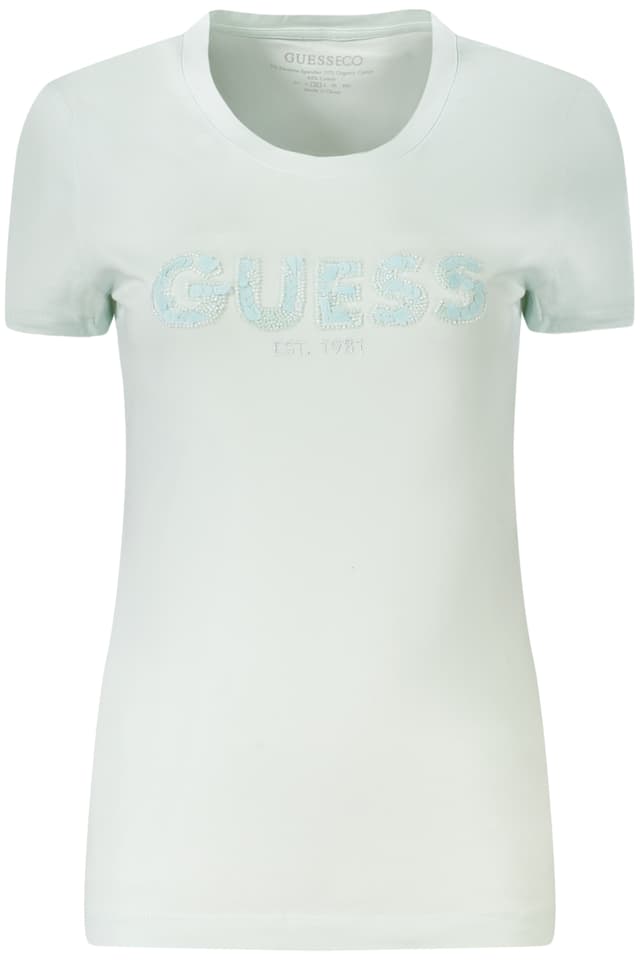 ДАМСКА ТЕНИСКА С КЪС РЪКАВ GUESS JEANS, СИНЯ