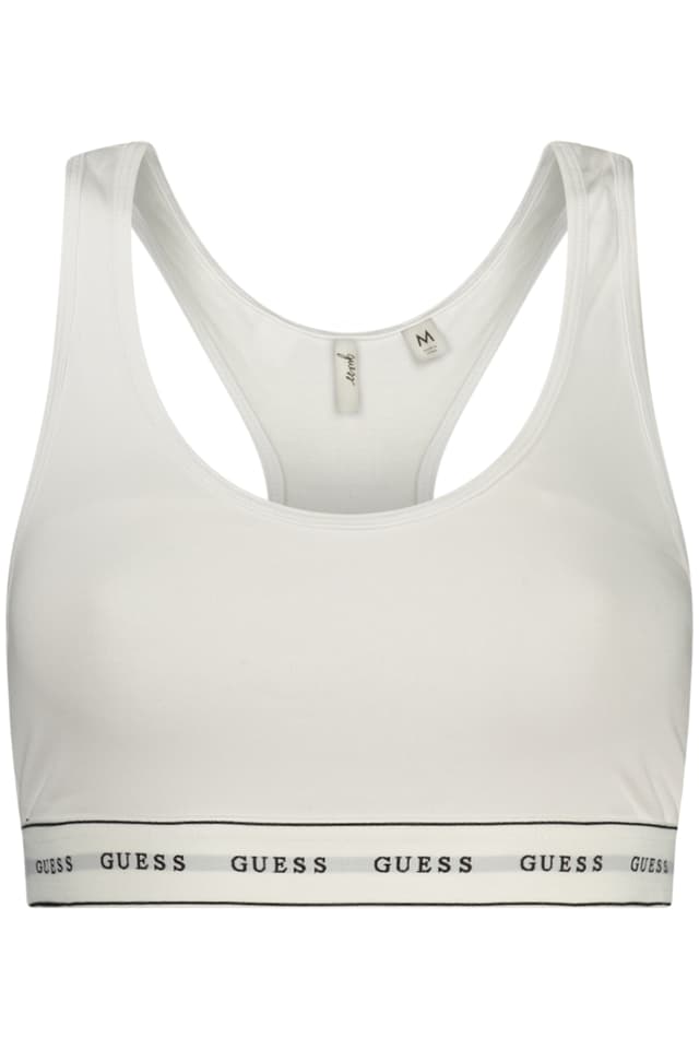 Дамски дънки GUESS с бралет, бели