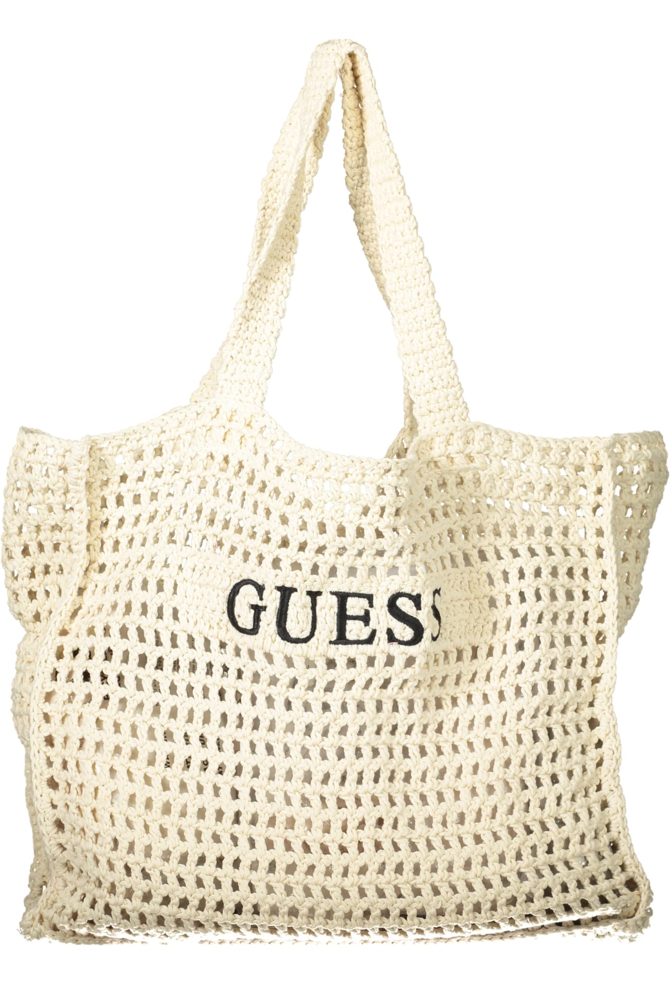 Дамска бежова чанта GUESS JEANS - GUESS JEANS
