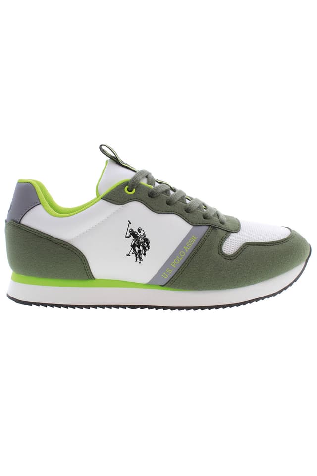 МЪЖКИ СПОРТНИ ОБУВКИ US POLO ASSN. ЗЕЛЕНИ