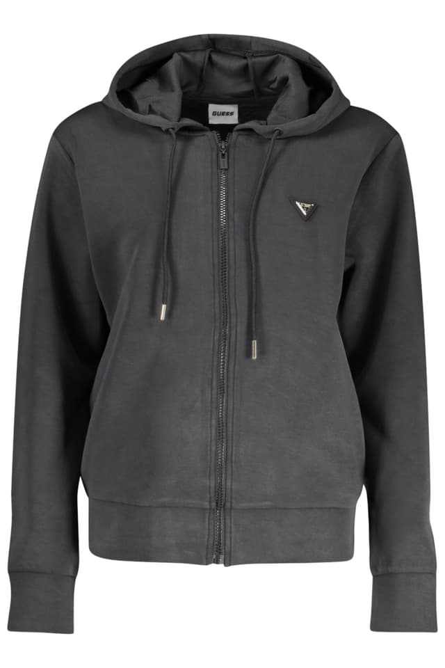 GUESS JEANS ДАМСКИ СУИТШЪР С ЦИП ЧЕРЕН