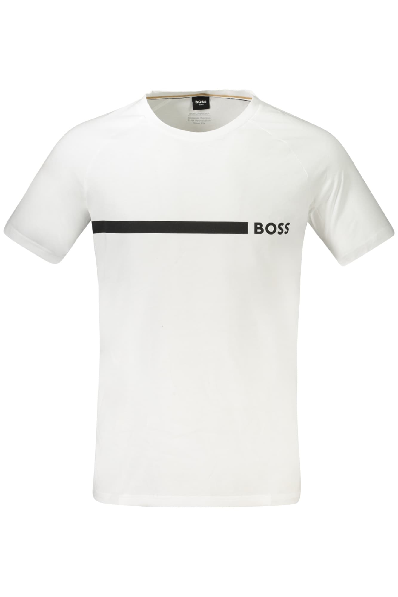 МЪЖКА ТЕНИСКА С КЪС РЪКАВ HUGO BOSS, БЯЛА - BOSS