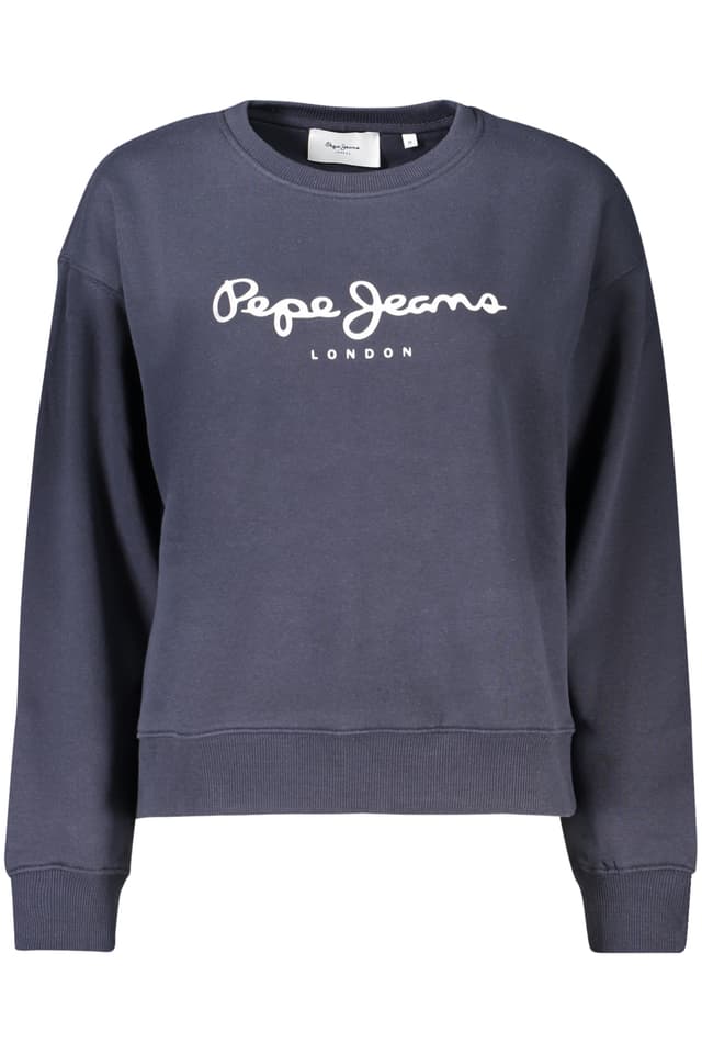 ДАМСКИ СУИТШЪР С ЦИП PEPE JEANS СИНЯ